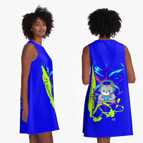 שמלת חתול גיימר לנשים