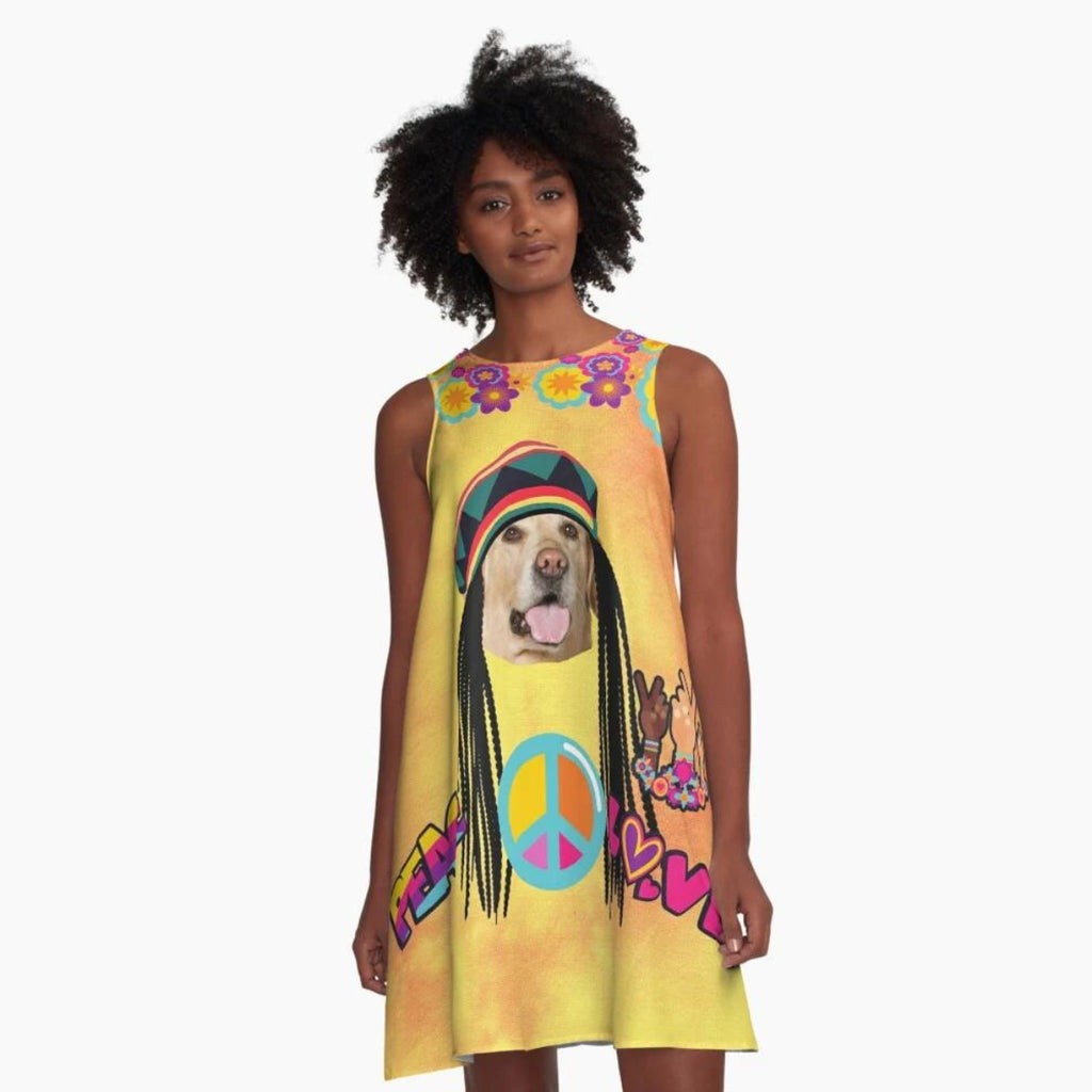 שמלה לנשים כלב ג'מיקה - בוב ארלי סטייל