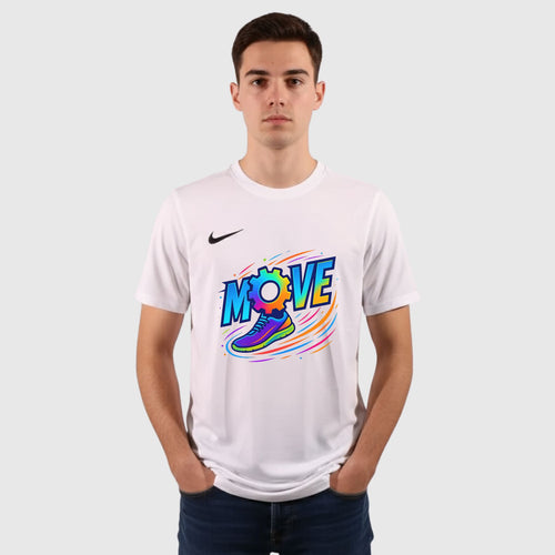 חולצת ספורט לגבר NIKE MOVE דגם נעל ריצה