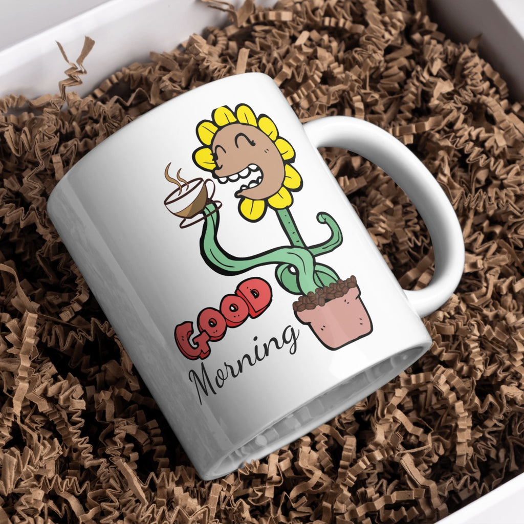 ספל פרח GOOD MORNING - ספל עם שם