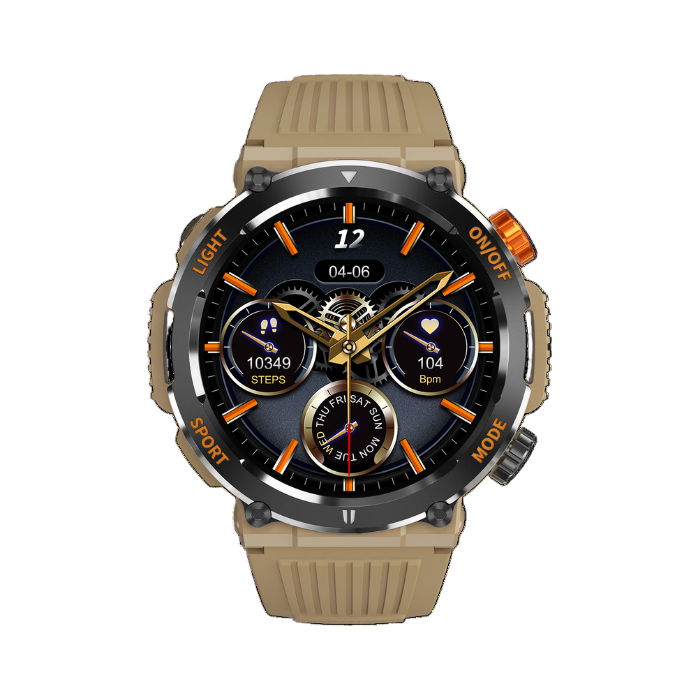 שעון חכם ספורט עמיד במים עם מד דופק וחמצן בדם