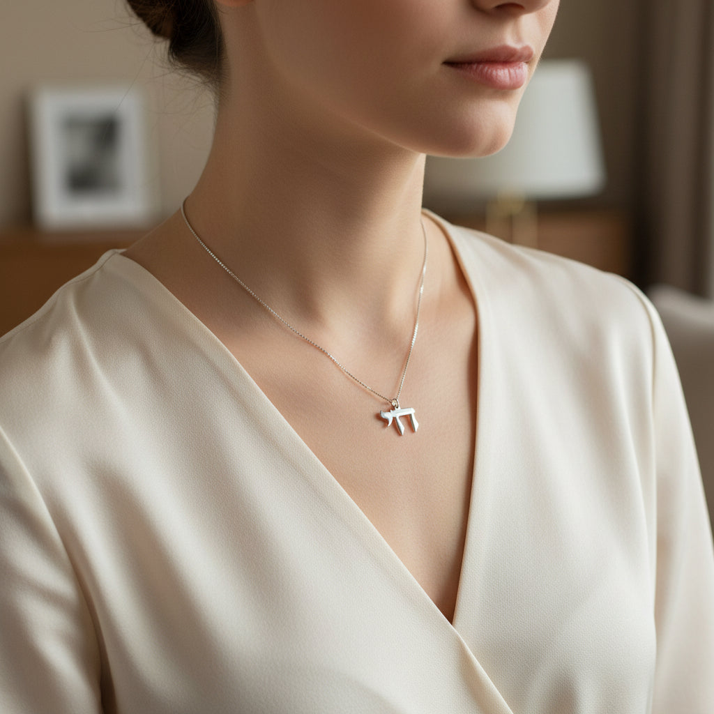 שרשרת חי מכסף