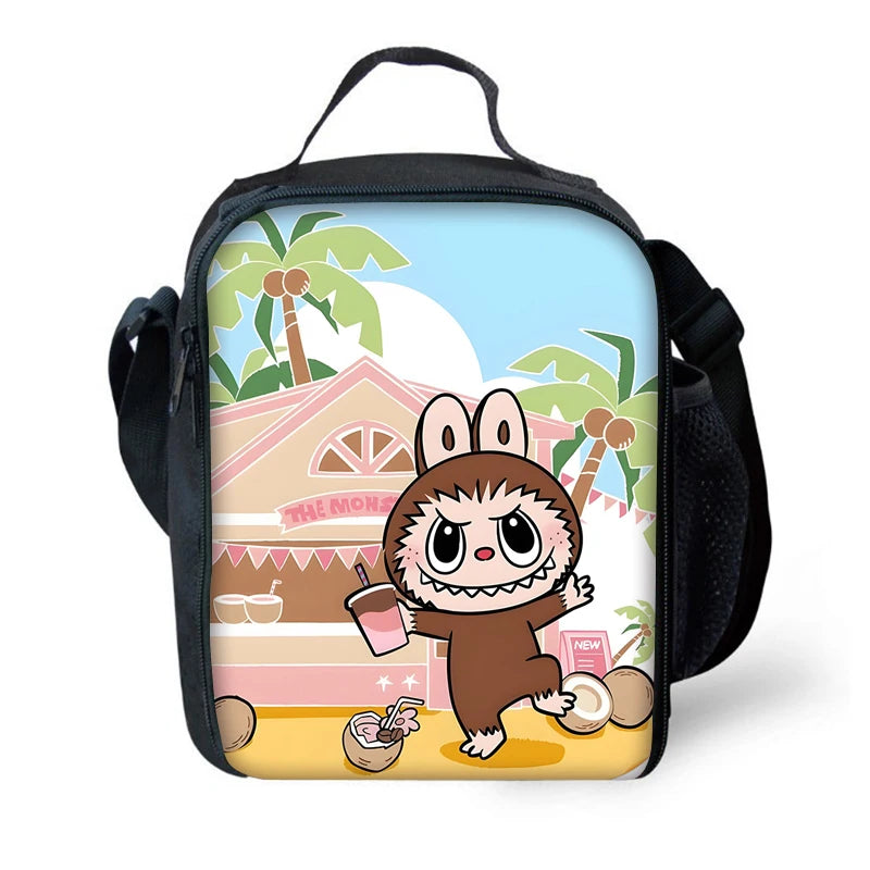 Labubu תיק אוכל לילדים – קל משקל, עמיד ונוח לנשיאה