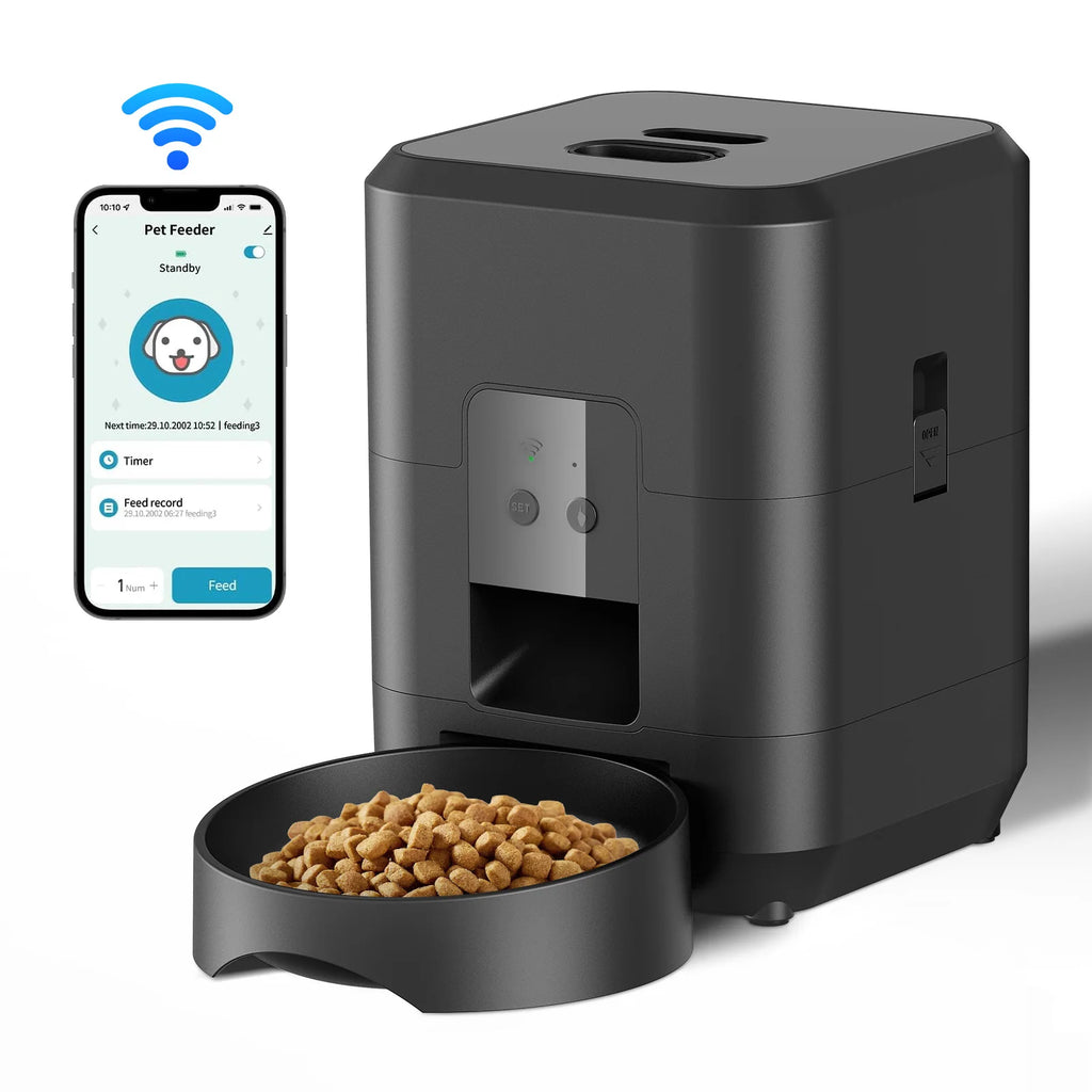 Smart Automatic Pet Feeder with Timed Portion Control - 2L Capacity
