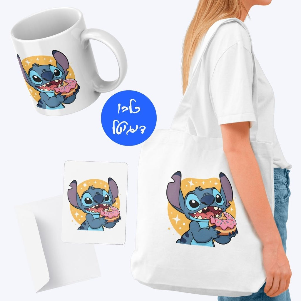 קובץ דיגיטלי סטיץ' אוכל דונאטס מתאים להדפסה על מוצרים