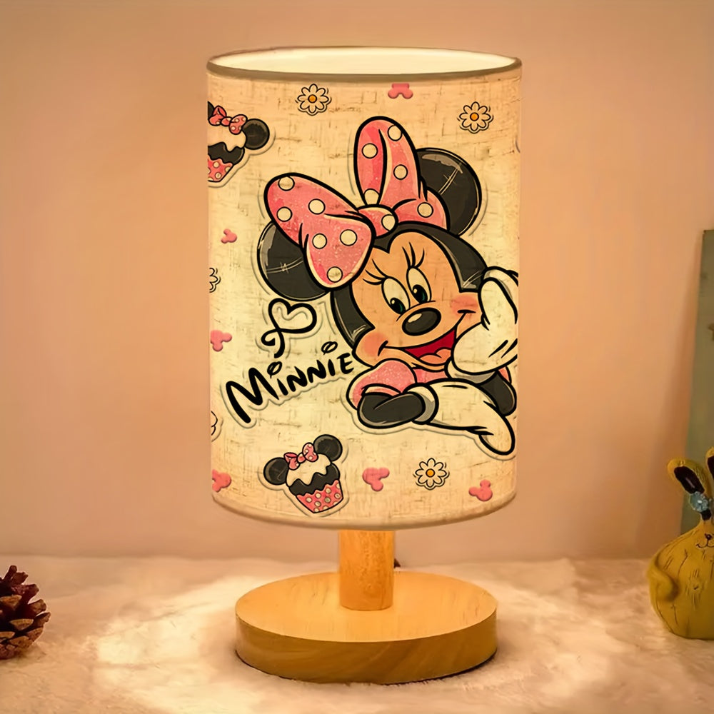 Minnie Mouse wooden USB table lamp