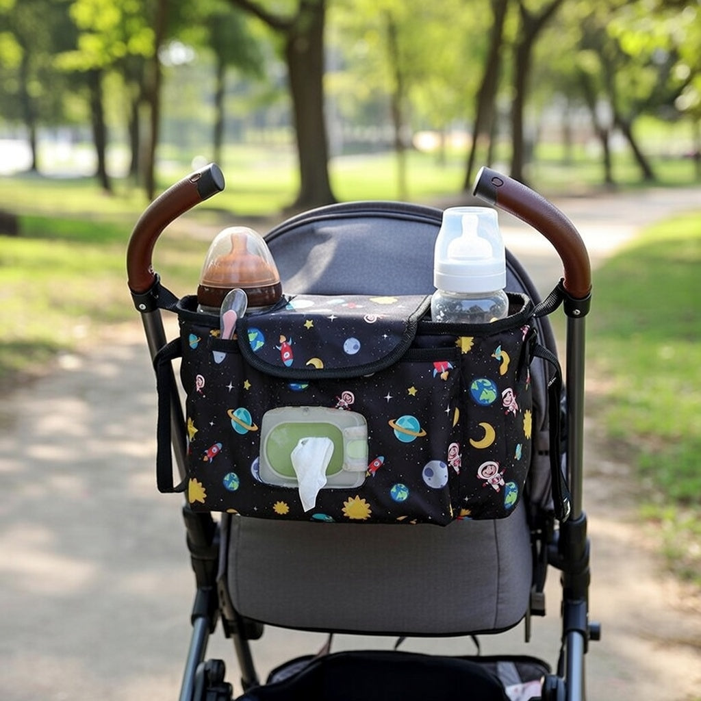 תיק תלייה לעגלת תינוק לארגון ציוד בטיולים