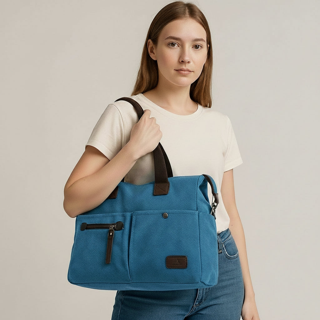 תיק בד לאישה - 5 צבעים לבחירה