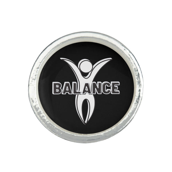 טבעת Balance שחורה